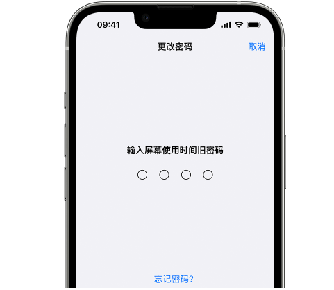 天镇iPhone屏幕维修分享iPhone屏幕使用时间密码忘记了怎么办 