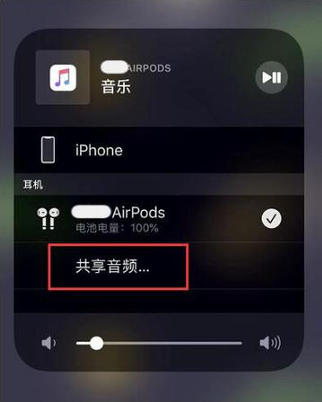 天镇苹果14音频维修点分享iPhone14音频共享设置方法 