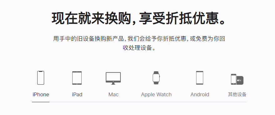 天镇苹果手机维修分享iPhone以旧换新的去处 