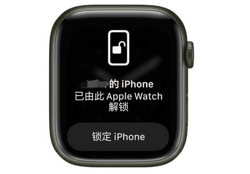 天镇苹果手机维修分享用 AppleWatch 解锁配备面容 ID 的 iPhone方法 