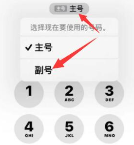 天镇苹果14维修店分享iPhone 14 Pro Max使用副卡打电话的方法 