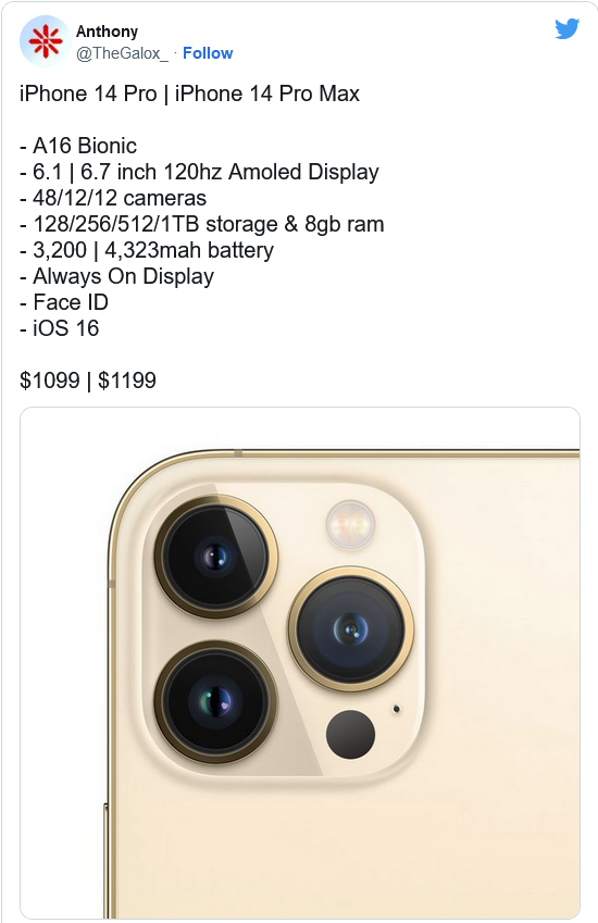 天镇苹果14维修分享iPhone 14全系涨价 